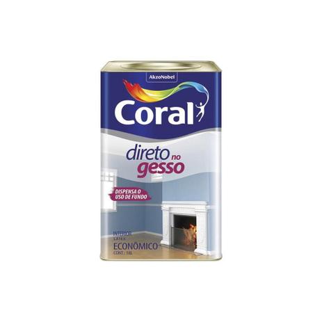 Tinta Látex Direto No Gesso Branco 18 Litros - Coral é ruim? Tinta Látex Direto No Gesso Branco 18 Litros - Coral é boa?