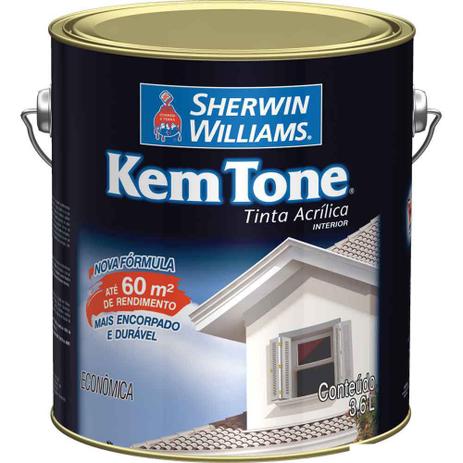 Tinta Látex Kemtone vinil acrílico 3,6 litros palha Sherwin Williams - Sherwin willians Menor preço em Tinta Látex Kemtone vinil acrílico 3,6 litros palha Sherwin Williams - Sherwin willians