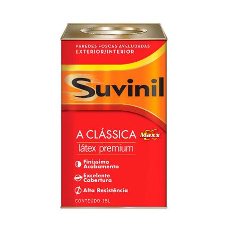 Tinta Látex Maxx PVA 18 litros branco neve Suvinil Menor preço em Tinta Látex Maxx PVA 18 litros branco neve Suvinil