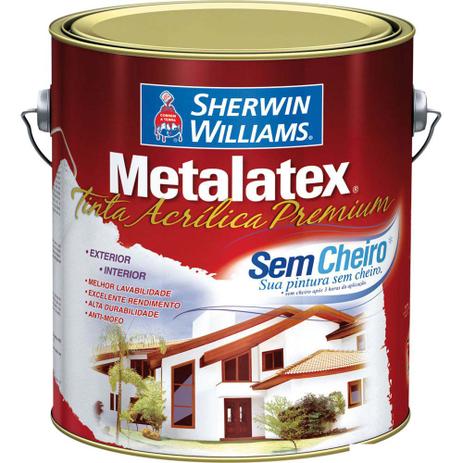 Tinta Látex Metalatex Premium acrílica fosco 3,6L mel Sherwin Williams - Sherwin willians Menor preço em Tinta Látex Metalatex Premium acrílica fosco 3,6L mel Sherwin Williams - Sherwin willians