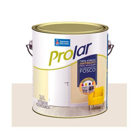 Tinta Látex Prolar acrílica 3,6 litros branco Sherwin Williams - Sherwin Willians Menor preço em Tinta Látex Prolar acrílica 3,6 litros branco Sherwin Williams - Sherwin Willians