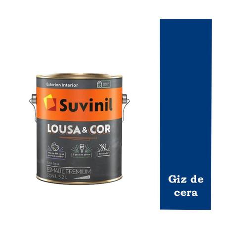 Tinta Lousa E Cor Giz De Cera 3,6lt P/ Riscar Parede Giz - Suvinil Menor preço em Tinta Lousa E Cor Giz De Cera 3,6lt P/ Riscar Parede Giz - Suvinil
