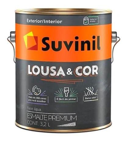 Tinta Lousa E Cor Pintura Riscar Giz Suvinil Preto 3,2L Menor preço em Tinta Lousa E Cor Pintura Riscar Giz Suvinil Preto 3,2L