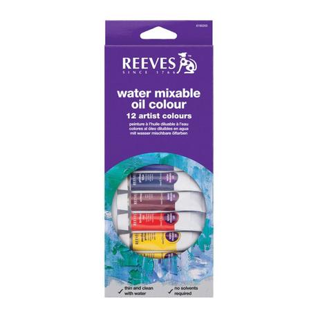 Tinta oleo soluvel reeves12 cores -8200200 Menor preço em Tinta oleo soluvel reeves12 cores -8200200