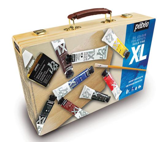 Tinta Óleo Xl Estojo Madeira Starter Case com 8 Cores 20 ml + Medium Ref.92082 Pébéo Menor preço em Tinta Óleo Xl Estojo Madeira Starter Case com 8 Cores 20 ml + Medium Ref.92082 Pébéo