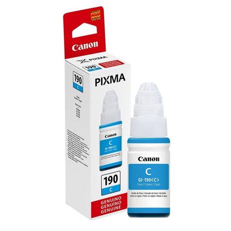 Tinta Original Canon Gl190 G3111 G3110 G4110 Gl 190 Ciano Refil De Tinta Magazine Luiza