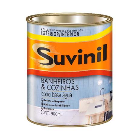 Tinta para banheiro e cozinha Epóxi base água 900ml branco Suvinil Menor preço em Tinta para banheiro e cozinha Epóxi base água 900ml branco Suvinil