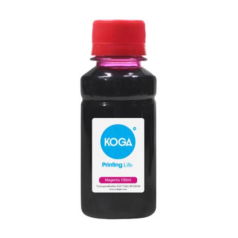 Tinta para Brother DCP T300 T500W BT5001M Magenta 100ml Corante Koga Menor preço em Tinta para Brother DCP T300 T500W BT5001M Magenta 100ml Corante Koga