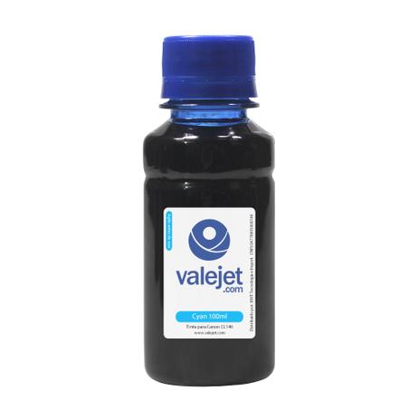 Tinta para Cartucho Canon CL146 Cyan Corante 100ml - Valejet Menor preço em Tinta para Cartucho Canon CL146 Cyan Corante 100ml - Valejet