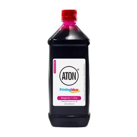 Tinta para Cartucho Canon CL146 Magenta Corante 1 Litro Aton Menor preço em Tinta para Cartucho Canon CL146 Magenta Corante 1 Litro Aton