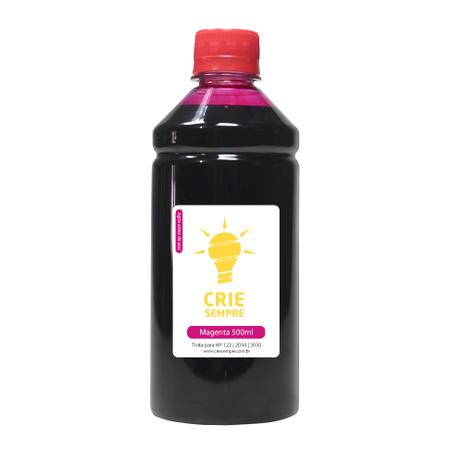 Tinta para Cartucho HP 122  122XL Magenta 500ml Corante Crie Sempre é boa?