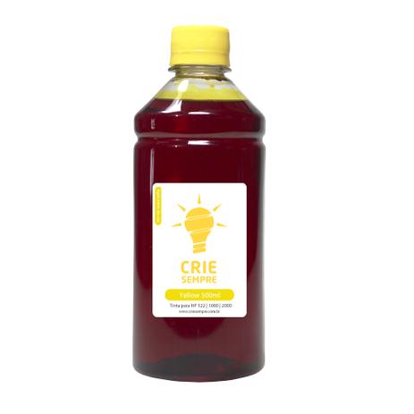 Tinta para Cartucho HP 122  122XL Yellow 500ml Corante Crie Sempre é boa?