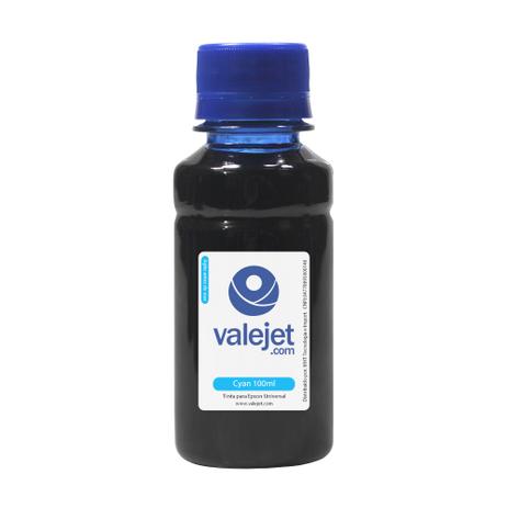 Tinta para Epson Universal Cyan 100ml - Valejet Menor preço em Tinta para Epson Universal Cyan 100ml - Valejet