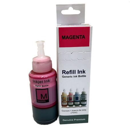 Tinta para Impressora Epson Bulk Ink L200 L355 Magenta 70ml Premium Menor preço em Tinta para Impressora Epson Bulk Ink L200 L355 Magenta 70ml Premium