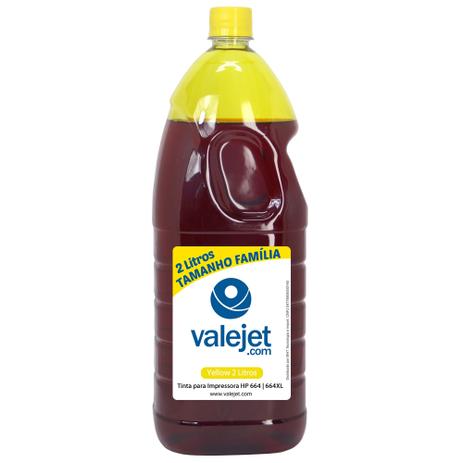 Tinta para Impressora HP 664  664XL Yellow 2 Litros Corante Valejet é boa?