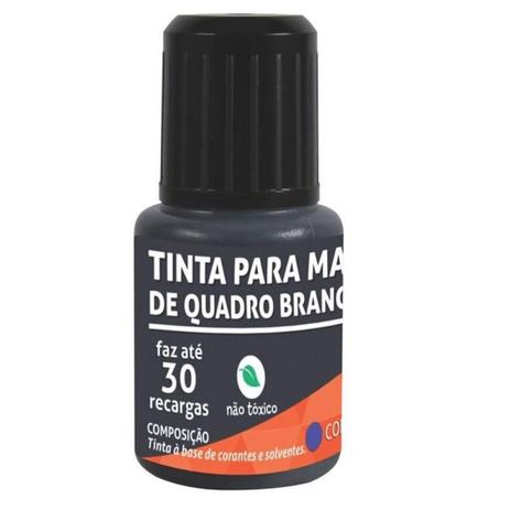 Tinta Para Marcador Quadro Branco 20ml Preto - Jocar Office Menor preço em Tinta Para Marcador Quadro Branco 20ml Preto - Jocar Office