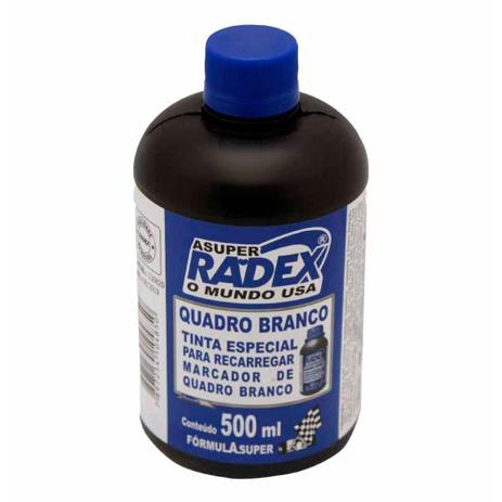 Tinta para marcador quadro branco azul 500ml / un / radex Menor preço em Tinta para marcador quadro branco azul 500ml / un / radex