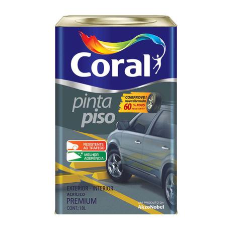 Tinta Pinta Piso fosco vermelho 18L Coral Menor preço em Tinta Pinta Piso fosco vermelho 18L Coral