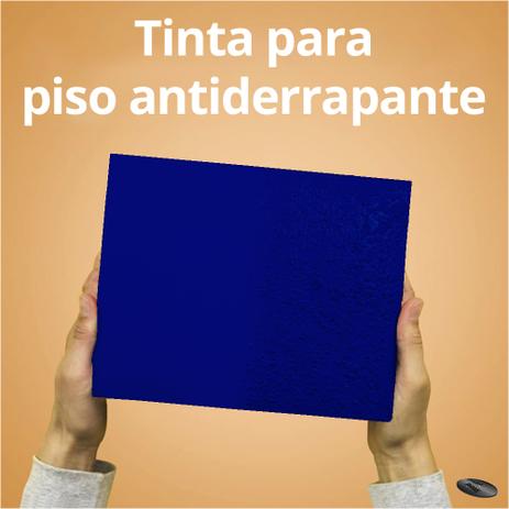 Tinta Piso Antiderrapante Azul Escuro Galao 3 6 L Solvente Toluol Conduz Tintas Tinta Para Parede Madeira Aco Magazine Luiza