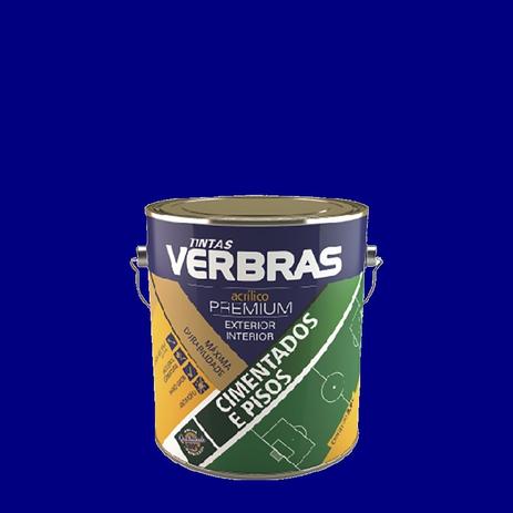 Tinta pisos premium azul (galão 3,6l) - verbras Menor preço em Tinta pisos premium azul (galão 3,6l) - verbras