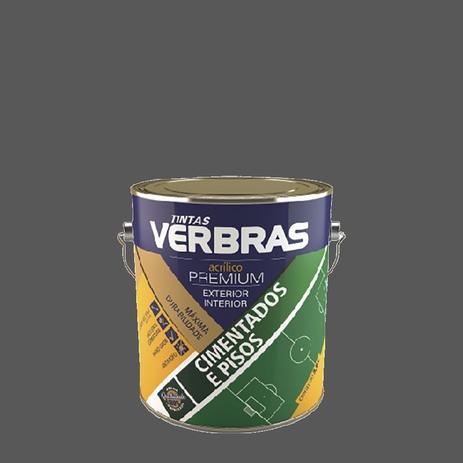 Tinta pisos premium cinza chumbo (galão 3,6l) - verbras Menor preço em Tinta pisos premium cinza chumbo (galão 3,6l) - verbras