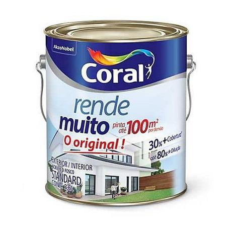 Tinta Rende Muito Acrilico Areia Galão 3,6 Litros Coral é boa?