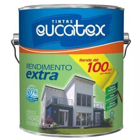 Tinta Rendimento Extra Acrilico Azul Praia Galão 3,6 Litros Eucatex Menor preço em Tinta Rendimento Extra Acrilico Azul Praia Galão 3,6 Litros Eucatex