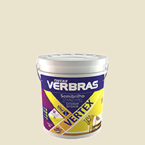 Tinta semi-brilho branco gelo (galão 3,6l)vertex - verbras Menor preço em Tinta semi-brilho branco gelo (galão 3,6l)vertex - verbras