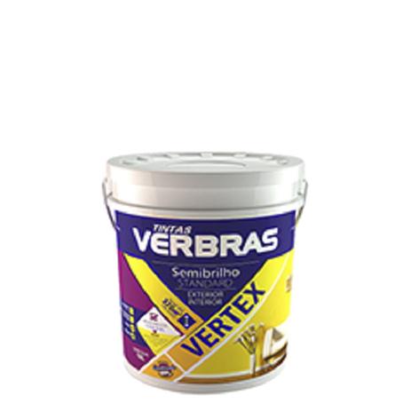Tinta semi-brilho branco neve (latão 18l) vertex verbras Menor preço em Tinta semi-brilho branco neve (latão 18l) vertex verbras
