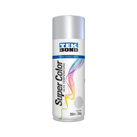 Tinta spray alumínio para alta temperatura de 350 ml - Tekbond Menor preço em Tinta spray alumínio para alta temperatura de 350 ml - Tekbond