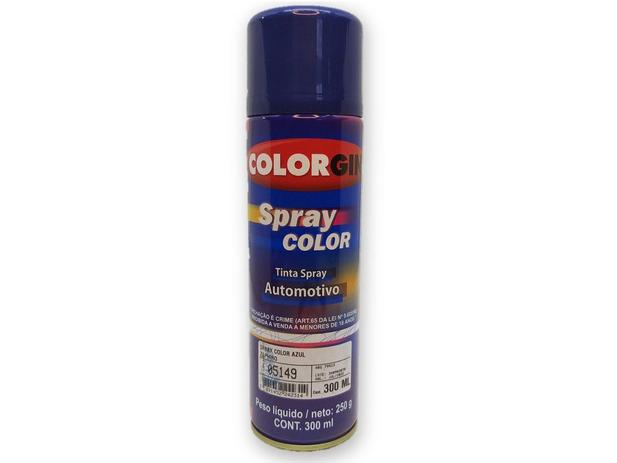 Tinta Spray Automotivo Azul Zaphiro 300ml Colorgin Menor preço em Tinta Spray Automotivo Azul Zaphiro 300ml Colorgin