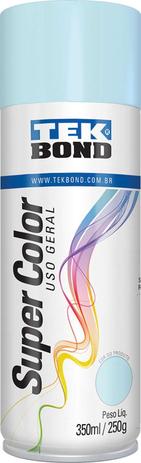 Tinta SPRAY AZUL Claro 350ML/250G Tekbond Menor preço em Tinta SPRAY AZUL Claro 350ML/250G Tekbond