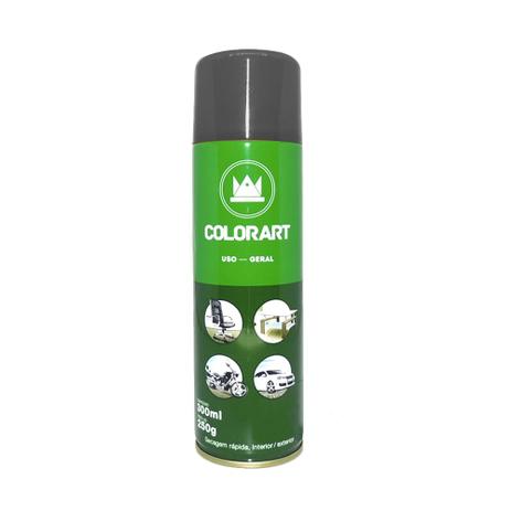 Tinta Spray Cinza Escuro Automotivo Colorart Menor preço em Tinta Spray Cinza Escuro Automotivo Colorart