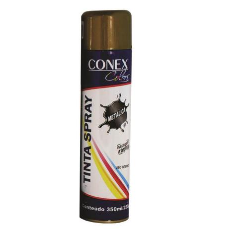 Tinta Spray Cobre Metálica 350ml CONEX COLORS Menor preço em Tinta Spray Cobre Metálica 350ml CONEX COLORS