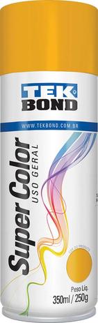 Tinta SPRAY Laranja 350ML/250G Tekbond Menor preço em Tinta SPRAY Laranja 350ML/250G Tekbond