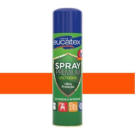 Tinta Spray Luminosa Cor Laranja 400ml Eucatex Menor preço em Tinta Spray Luminosa Cor Laranja 400ml Eucatex
