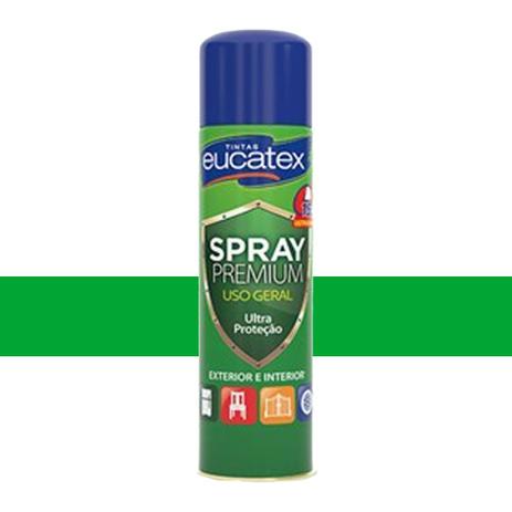 Tinta Spray Luminosa Cor Verde 400ml Eucatex Menor preço em Tinta Spray Luminosa Cor Verde 400ml Eucatex