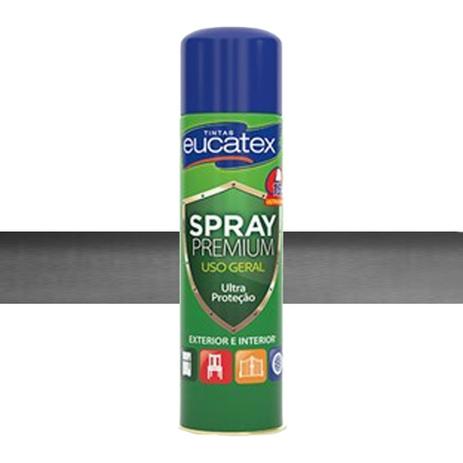 Tinta Spray Metalizado Cor Grafite 400ml Eucatex Menor preço em Tinta Spray Metalizado Cor Grafite 400ml Eucatex