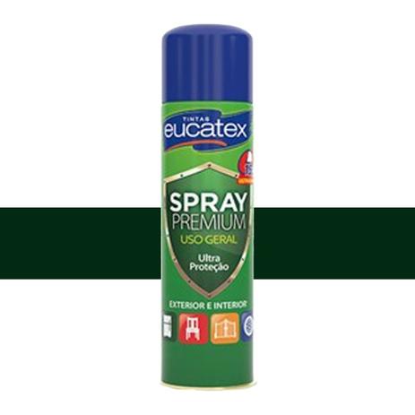 Tinta Spray Multiuso Cor Verde Escuro 400ml Eucatex Menor preço em Tinta Spray Multiuso Cor Verde Escuro 400ml Eucatex