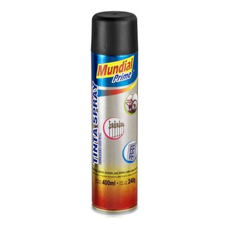 Menor preço em Tinta Spray Multiúso Preto Brilhante 400ml - Tomate