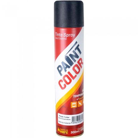 Tinta Spray Paintcolor Alta Temperatura Preto Fosco 300ml é boa?