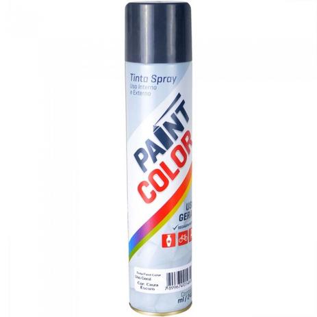 Tinta Spray Paintcolor Uso Geral Cinza Escuro 400ml Menor preço em Tinta Spray Paintcolor Uso Geral Cinza Escuro 400ml
