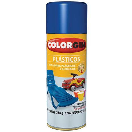 Tinta Spray Plásticos Colorgin Brilhante 350ml Menor preço em Tinta Spray Plásticos Colorgin Brilhante 350ml
