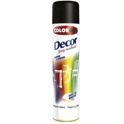 Tinta Spray Preta Fosco Decor 360ml - Colorgin é boa?