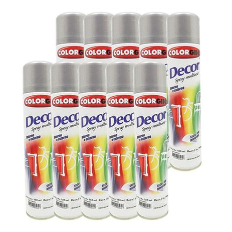 Tinta Spray Primer Fundo Universal Colorgin 360ml Com 10 Unidades Menor preço em Tinta Spray Primer Fundo Universal Colorgin 360ml Com 10 Unidades