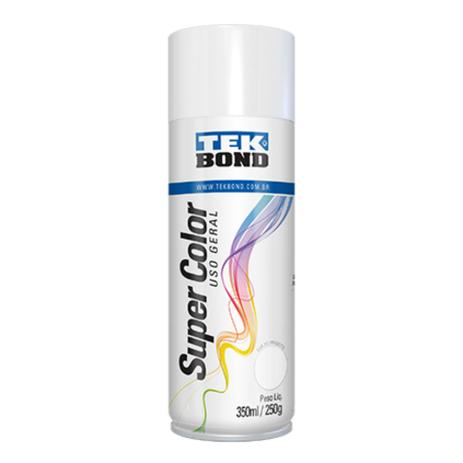 Tinta Spray Super Color Branco Brilhante Uso Geral 350ml - Tekbond Menor preço em Tinta Spray Super Color Branco Brilhante Uso Geral 350ml - Tekbond