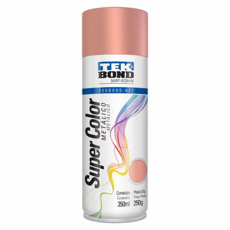 Tinta Spray Tekbond Metálico Rosa Millenial 350ml Menor preço em Tinta Spray Tekbond Metálico Rosa Millenial 350ml