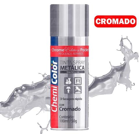 Tinta spray uso geral metálico - CHEMICOLOR Menor preço em Tinta spray uso geral metálico - CHEMICOLOR