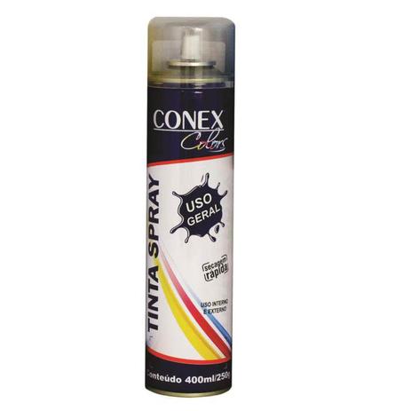 Tinta Spray Verniz 400ml CONEX COLORS Menor preço em Tinta Spray Verniz 400ml CONEX COLORS