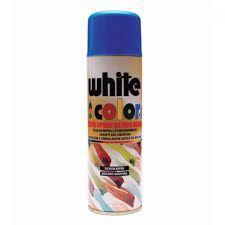 Tinta Spray White Color Azul. - Orbi quimica Menor preço em Tinta Spray White Color Azul. - Orbi quimica